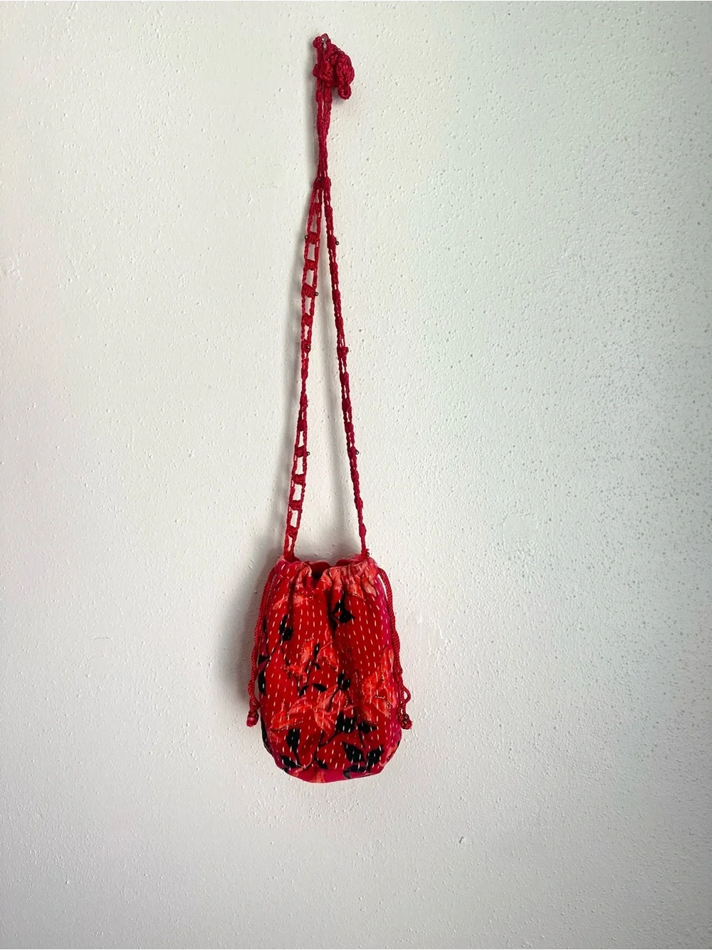 Free People Drawstring Small Bucket Bag